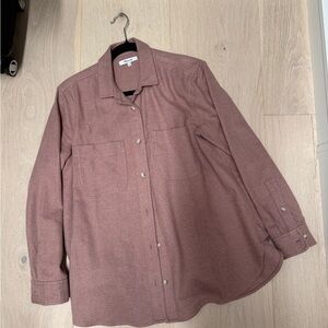 Madewell Women's Button Down Shirt in Mauve